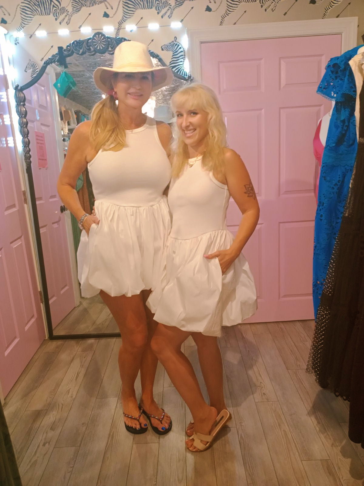 Debra bubble dress multiple colors