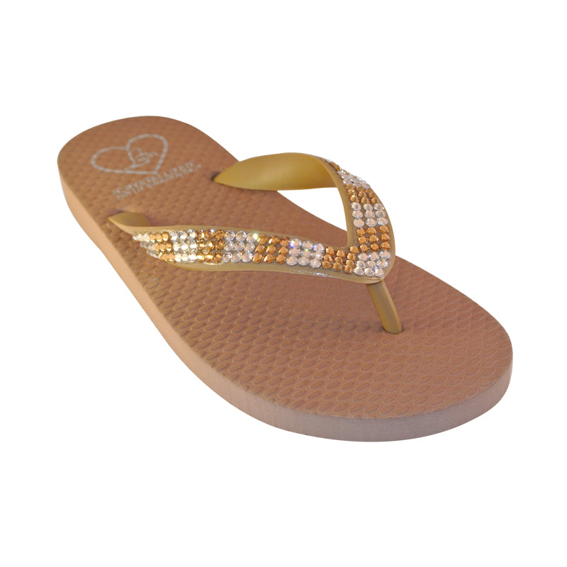 Flat Beach Sandal - Camel