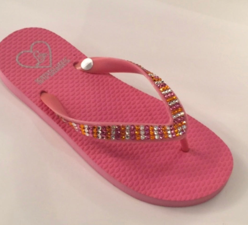Flat Beach Sandal - Hot Pink