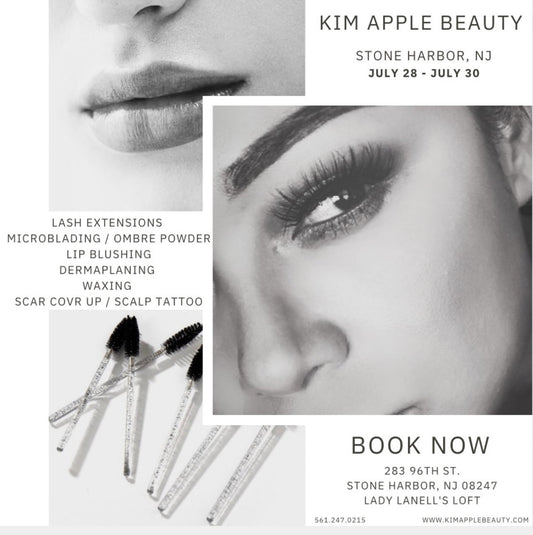 Expert beauty services by Kim Apple Beauty coming to Stone Harbour!