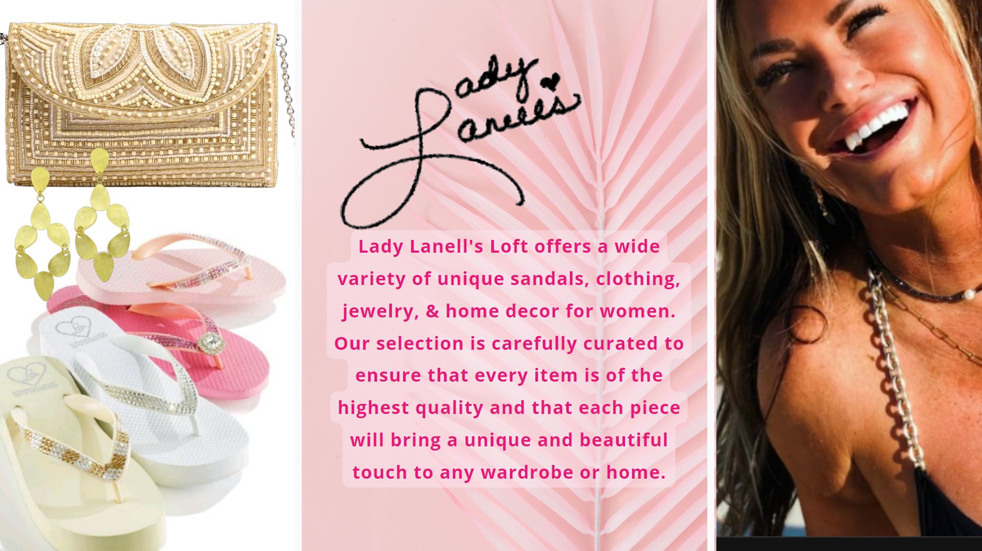 Lady lanell top flip flops