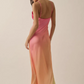 Olivia ombre satin maxi dress 2 colors