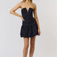 Strapless sweetheart bubble dress