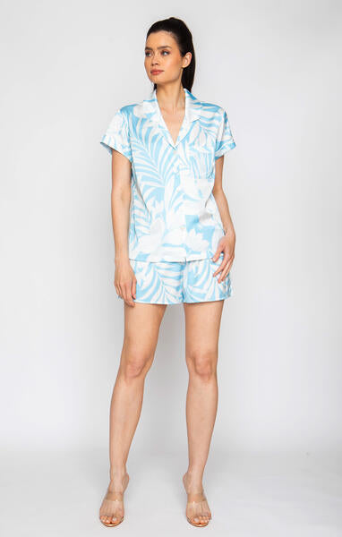 Blue Hawaii Pajamas - Short Set