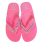 Flat Beach Sandal - Hot Pink