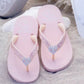 Flat Beach Sandal - Light Pink