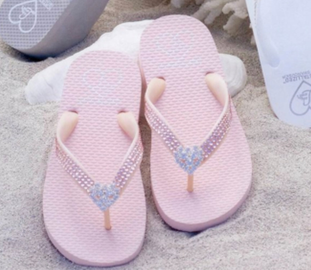 Flat Beach Sandal - Light Pink